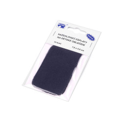 Aplicatii termoadezive 7,6x4,9 cm - Albastru închis (1 Sac)