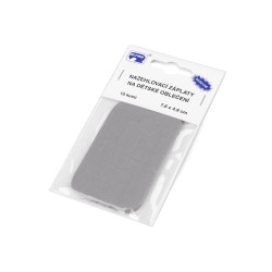 Aplicatii termoadezive 7,6x4,9 cm - Gri deschis (1 Sac)