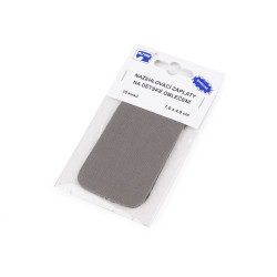 Aplicatii termoadezive 7,6x4,9 cm - Gri neutral (1 Sac)