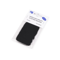Aplicatii termoadezive 7,6x4,9 cm - Negru (1 Sac)