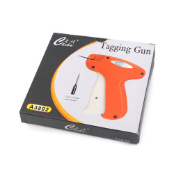 Pistol de agățat etichete cu ac subțire - Roșu (1 Bucată)
