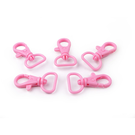 Carabina plastic 17 mm - Negru (5 Bucăți)