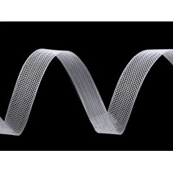 Rijelina pentru intarirea rochiilor si realizarea de fascinatoare 1 cm - Alb (30 Metri)