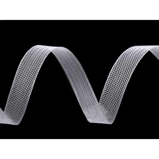 Rijelina pentru intarirea rochiilor si realizarea de fascinatoare 1 cm - Alb (45 Metri) Rijelina pentru intarirea rochiilor si realizarea de fascinatoare 1 cm - Alb (45 Metri)
