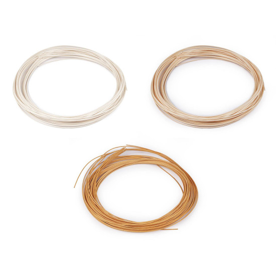 Ratan pentru impletit cosuri ø2 mm 50 g - Natural deschis (3 Bucăți) Ratan pentru impletit cosuri ø2 mm 50 g - Natural deschis (3 Bucăți)