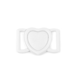 Închizătoare sutien 20 mm - Alb (10 Perechi)
