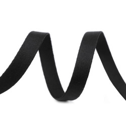 Sur tubular pentru balene 10 mm - Negru (1 Metru)