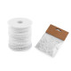 Perle șirag, ø3 mm - Alb zăpadă (25 Metri) Perle șirag, ø3 mm - Alb zăpadă (25 Metri)