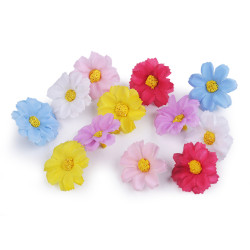 Floare artificiala ø3,5 cm - Mix culori (12 Bucăți)