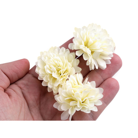 Crizantema artificiala ø5 cm - Roz mediu (50 Bucăți)