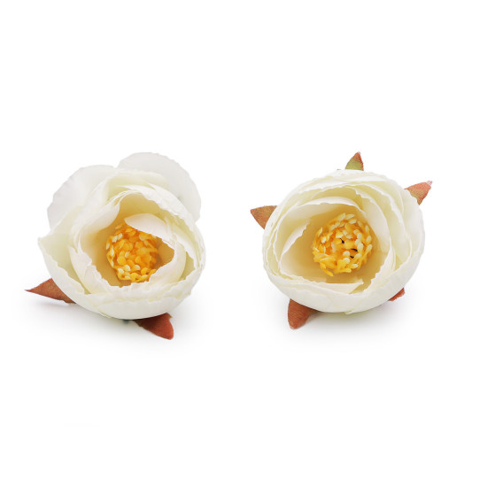 Bujor artificial ø6 cm - Galben (10 Bucăți) Bujor artificial ø6 cm - Galben (10 Bucăți)