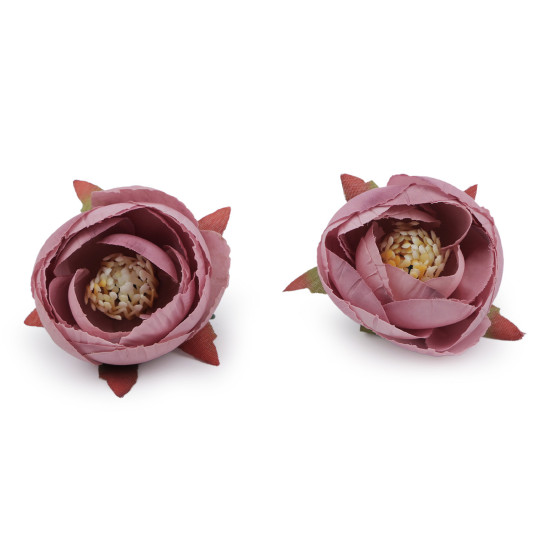 Bujor artificial ø6 cm - Galben (10 Bucăți) Bujor artificial ø6 cm - Galben (10 Bucăți)