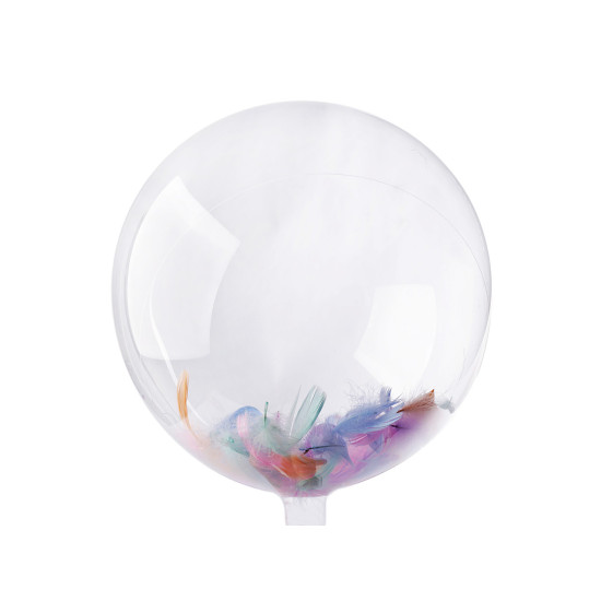 Balon bobo ø24 cm - Transparent (5 Bucăți) Balon bobo ø24 cm - Transparent (5 Bucăți)