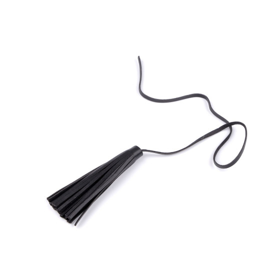 Ciucuri din piele sintetica 10 cm - Maro coniac (1 Bucată)