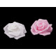 Trandafir decorativ din spuma ø7-8 cm - Roz deschis (100 Bucăți)