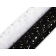 Tul decorativ cu stelute, 48 cm - Negru (1 Metru) Tul decorativ cu stelute, 48 cm - Negru (1 Metru)