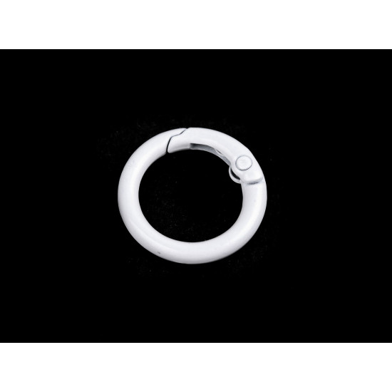 Inel carabina lacuit ø16 mm - Roz foarte deschis (10 Bucăți) Inel carabina lacuit ø16 mm - Roz foarte deschis (10 Bucăți)