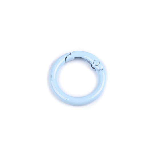 Inel carabina lacuit ø16 mm - Roz foarte deschis (10 Bucăți) Inel carabina lacuit ø16 mm - Roz foarte deschis (10 Bucăți)