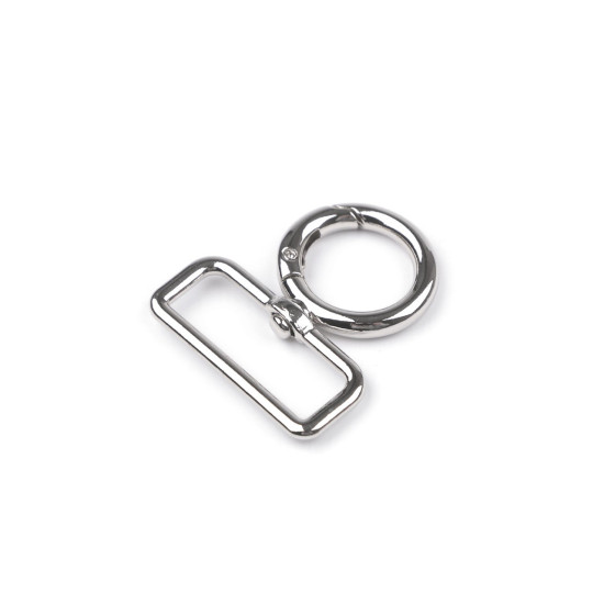 Carabina metalica orificiu 32 mm - Nichel (10 Bucăți)