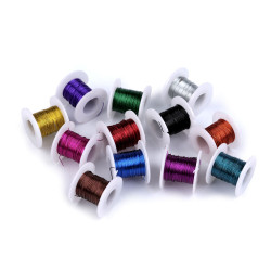 Sârmă decorativă ø0,3 mm set de 12 buc - Mix (1 Set)