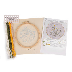 Set de broderie cu motiv preimprimat, plante, ierburi - Conform imaginii (3 Seturi)