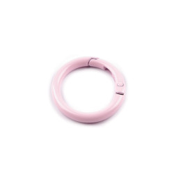 Carabina inel lacuita ø25 mm - Roz foarte deschis (1 Bucată)