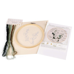 Set de broderie cu motiv preimprimat, plante, ierburi - Conform imaginii (1 Set)