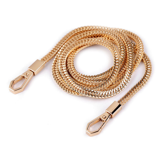 Lant pentru genta cu carabina, lungime 120 cm - Nichel (4 Bucăți) Lant pentru genta cu carabina, lungime 120 cm - Nichel (4 Bucăți)