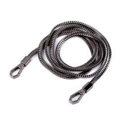 Lant pentru genta cu carabina, lungime 120 cm - Nichel negru (1 Bucată)
