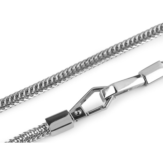 Lant pentru genta cu carabina, lungime 120 cm - Nichel (4 Bucăți) Lant pentru genta cu carabina, lungime 120 cm - Nichel (4 Bucăți)