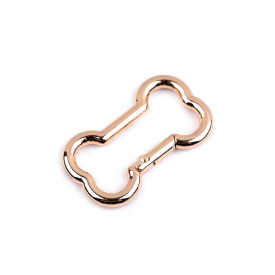 Carabina design - Auriu rose (1 Bucată) Carabina design - Auriu rose (1 Bucată)