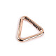Carabina triunghi 25 mm - Auriu rose (1 Bucată)