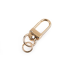 Carabina metalica cu inel 9 mm - Auriu rose (100 Bucăți)