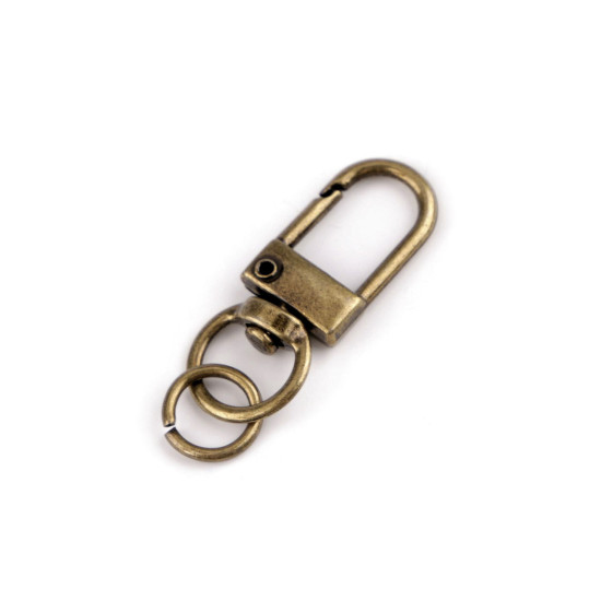 Carabina metalica cu inel 9 mm - Alamă antică (20 Bucăți)