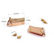 Accesoriu / catarama posete - Nichel (1 Pereche) Accesoriu / catarama posete - Nichel (1 Pereche)