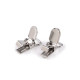 Clipsuri pentru bretele, lățime 10 mm - Nichel (500 Bucăți) Clipsuri pentru bretele, lățime 10 mm - Nichel (500 Bucăți)