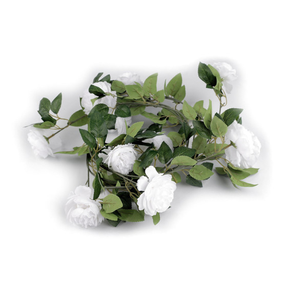 Ghirlandă de flori artificiale trandafir - Roz deschis (1 Bucată) Ghirlandă de flori artificiale trandafir - Roz deschis (1 Bucată)