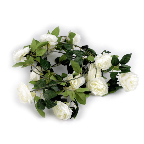 Ghirlandă de flori artificiale trandafir - Roz deschis (1 Bucată) Ghirlandă de flori artificiale trandafir - Roz deschis (1 Bucată)
