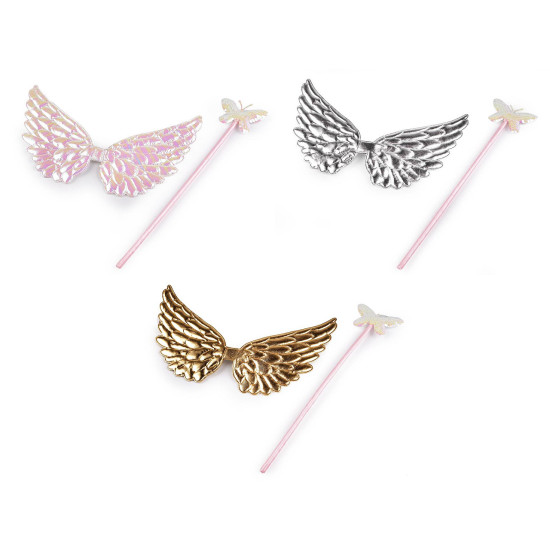 Karnevalsset – fee, engel - Silber (1 Set) Karnevalsset – fee, engel - Silber (1 Set)