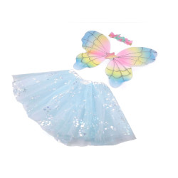 Costum de carnaval - fluture - Albastru angel (1 Set)