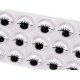 Ochi mobili autoadezivi cu gene ø10 si 12 mm - Negru (1 Card) Ochi mobili autoadezivi cu gene ø10 si 12 mm - Negru (1 Card)