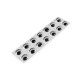 Ochi mobili autoadezivi cu gene ø18 si 20 mm - Negru (1 Card) Ochi mobili autoadezivi cu gene ø18 si 20 mm - Negru (1 Card)