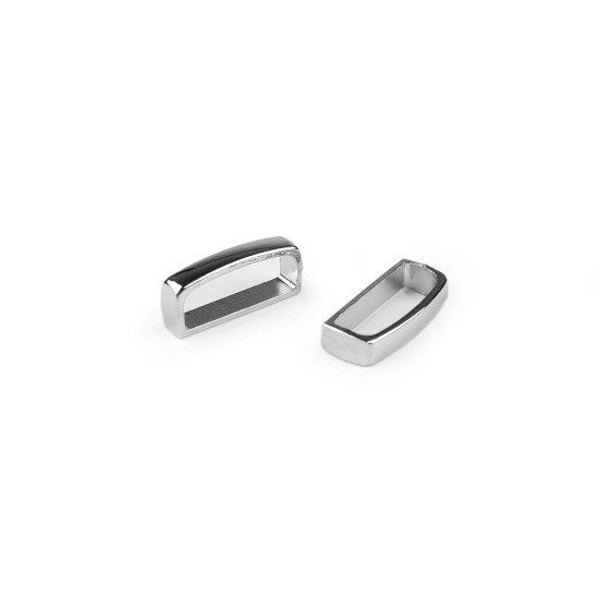 Ochi metalic de trecere 20 mm pentru genți și curele - Nichel (5 Bucăți) Ochi metalic de trecere 20 mm pentru genți și curele - Nichel (5 Bucăți)