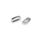 Design-metallschnalle für handtaschen und gürtel, 20 mm - Nickel (20 Stücke)