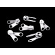 Cursor pentru fermoar spiralat cu două fețe nr. 10 - Alb (10 Bucăți) Cursor pentru fermoar spiralat cu două fețe nr. 10 - Alb (10 Bucăți)
