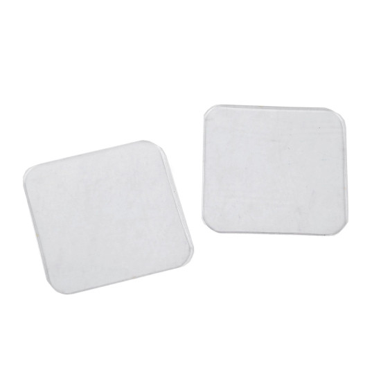 Autocolant față-verso nano transparent 5,8x5,8 cm - Transparent (5 Bucăți)