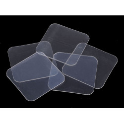 Autocolant față-verso nano transparent 5,8x5,8 cm - Transparent (25 Bucăți)