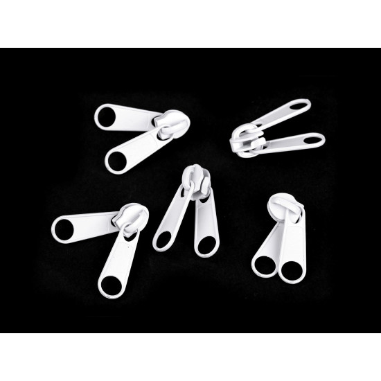 Cursor pentru fermoar spiralat cu două fețe nr. 7 - Negru (5 Bucăți) Cursor pentru fermoar spiralat cu două fețe nr. 7 - Negru (5 Bucăți)