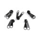 Cursor pentru fermoar spiralat cu două fețe nr. 7 - Negru (5 Bucăți) Cursor pentru fermoar spiralat cu două fețe nr. 7 - Negru (5 Bucăți)