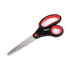 Foarfece pentru stângaci, lungime 21 cm - Roșu (1 Bucată)